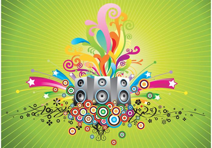 Music Speakers Vector Music Speakers Vector