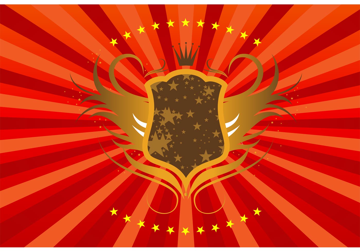 Gold Shield Vector - Download Free Vector Art, Stock Graphics & Images