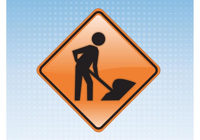 At Work Vector Sign At Work Vector Sign