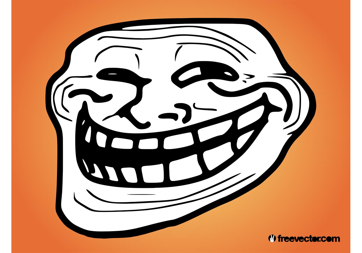 Troll Face Vector Download Free Vector Art Stock Graphics Images