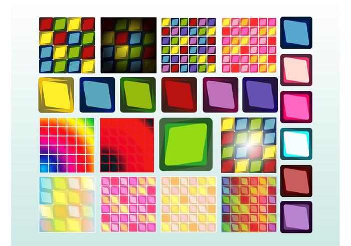Colorful Vector Buttons Colorful Vector Buttons