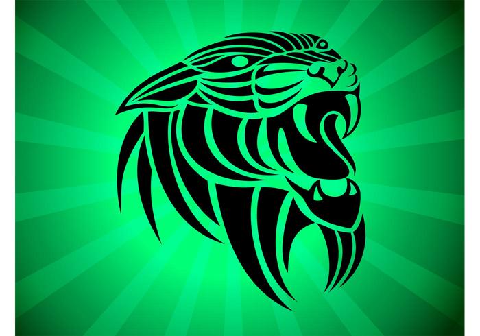 Panthera Tribal Vector Panthera Tribal Vector