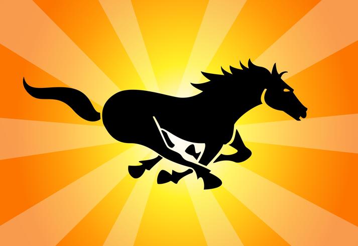 Black Running Horse Black Running Horse