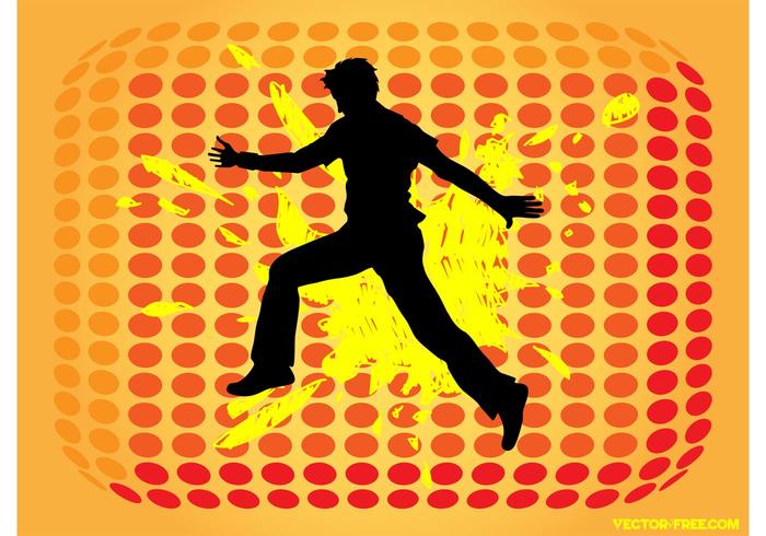 Jumping Man Silhouette Jumping Man Silhouette