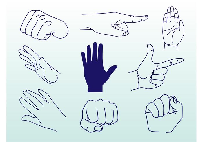 Hands Vectors Hands Vectors