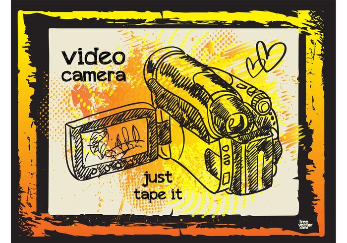 Video Camera Illustration Video Camera Illustration