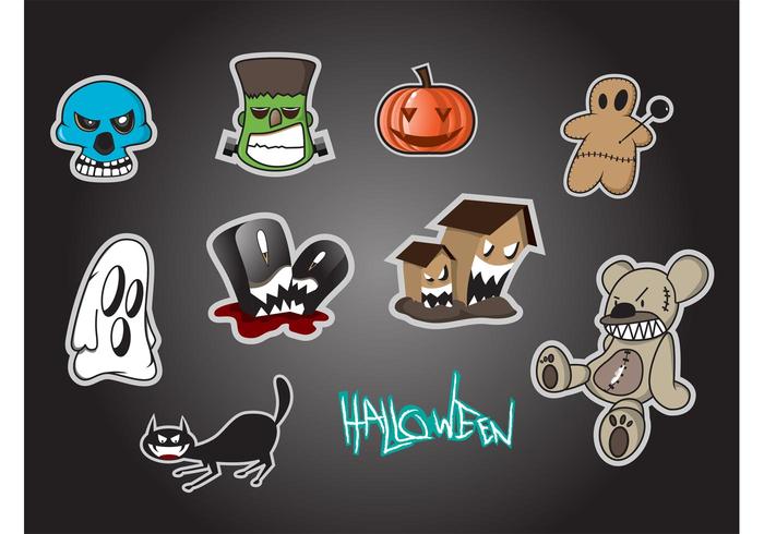 Halloween Vector Cartoons Halloween Vector Cartoons