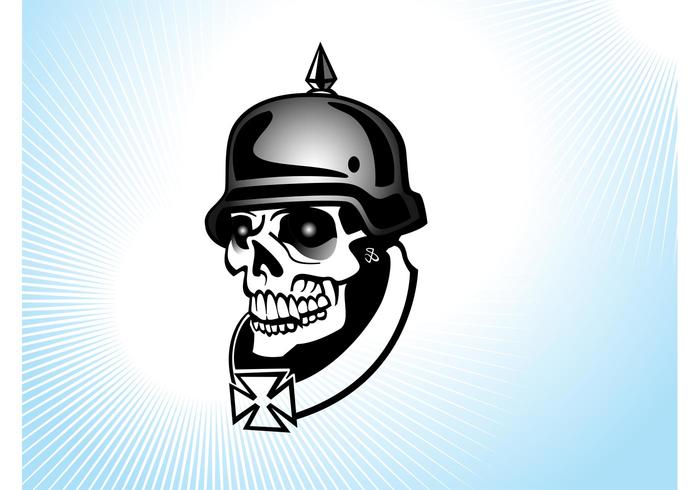 German Soldier Skull German Soldier Skull