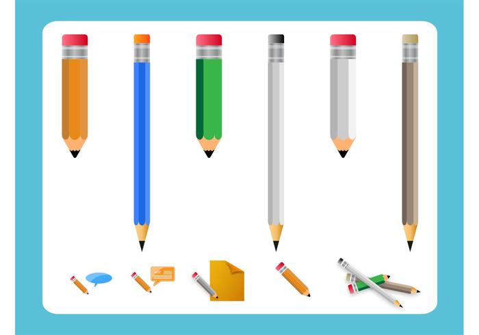 Pencil Vector Pack Pencil Vector Pack
