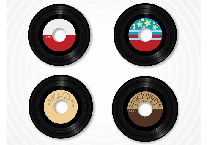 Vinyl Record Vectors Vinyl Record Vectors