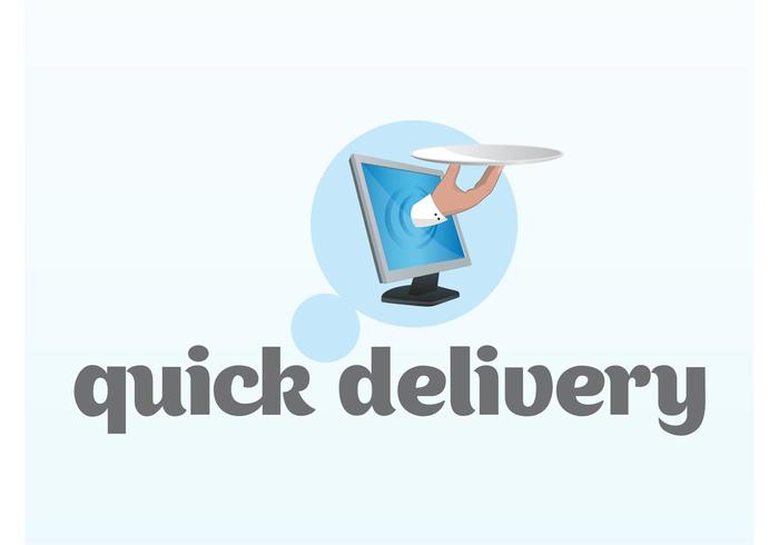Quick Delivery Logo vector