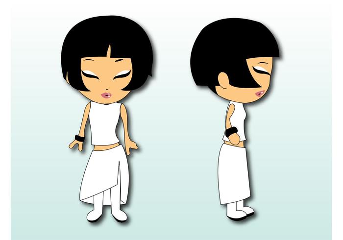 Asian Girl Cartoon Download Free Vector Art, Stock ... Asian Girl Cartoon -