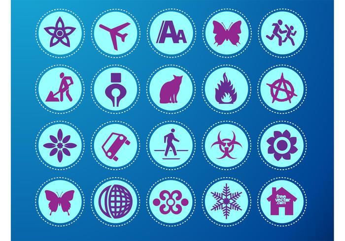 Icons Vector Set Icons Vector Set