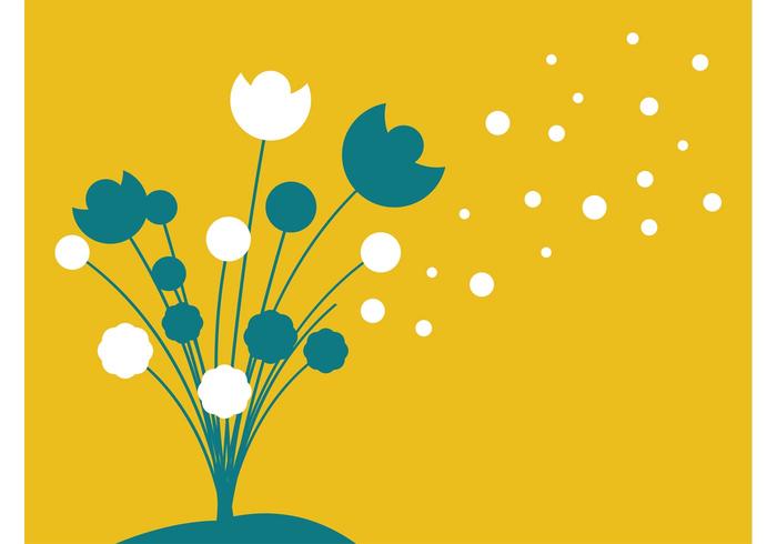 Flowers Silhouette Vector Flowers Silhouette Vector