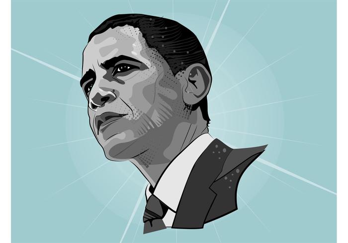 Barrack Obama Vector Portrait