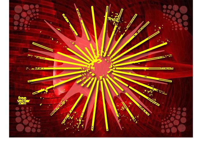 Grunge Sunburst Vector Grunge Sunburst Vector