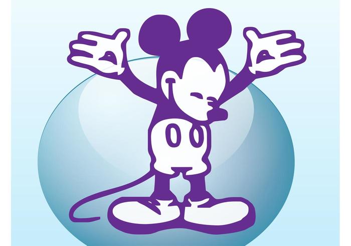 Vintage Mickey vector