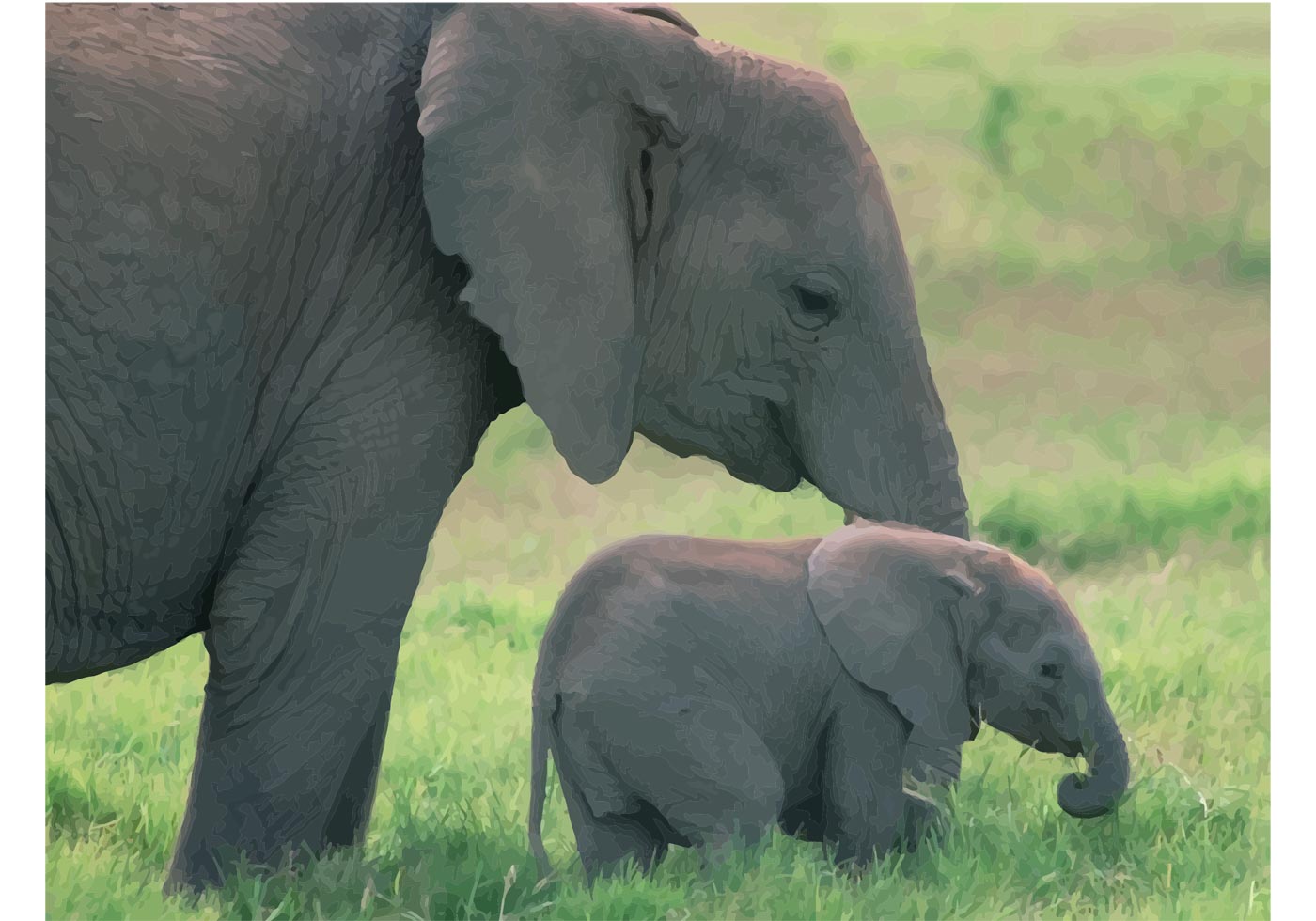 Baby Elephant - Download Free Vector Art, Stock Graphics ...