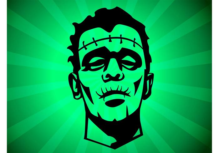 Dibujo de Frankenstein vector