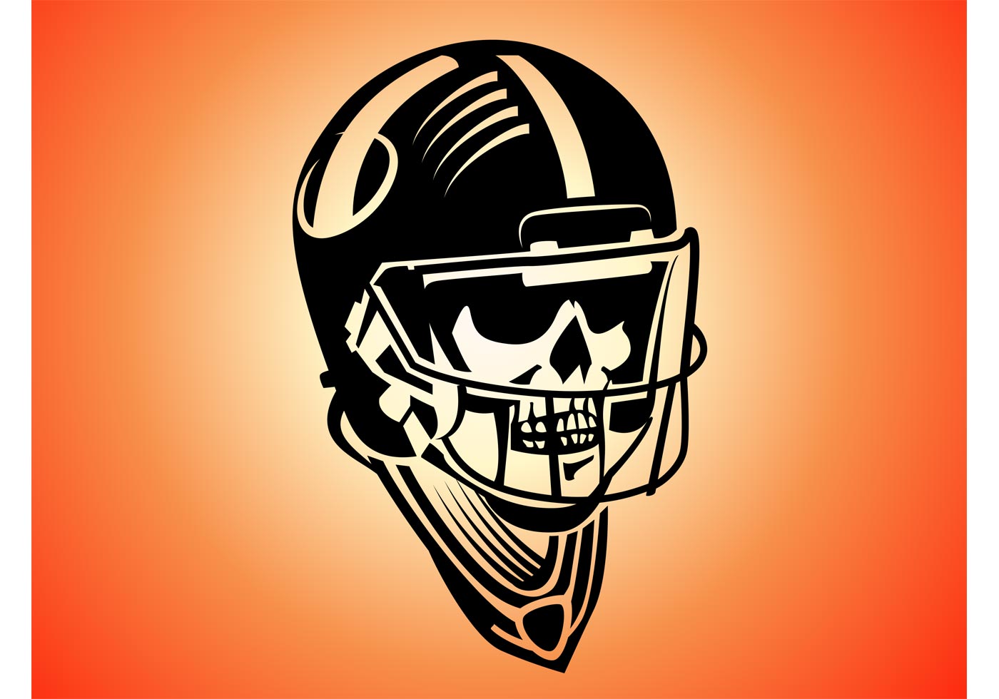 Skeleton Football Player - Download Free Vector Art, Stock Graphics