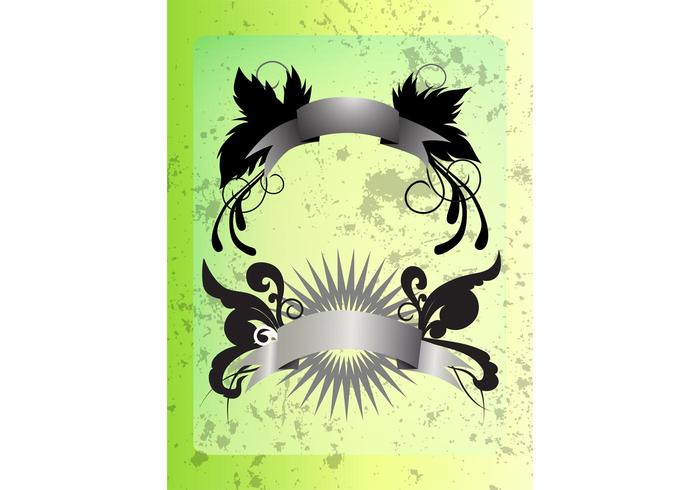 Winged Banner Vectors Winged Banner Vectors