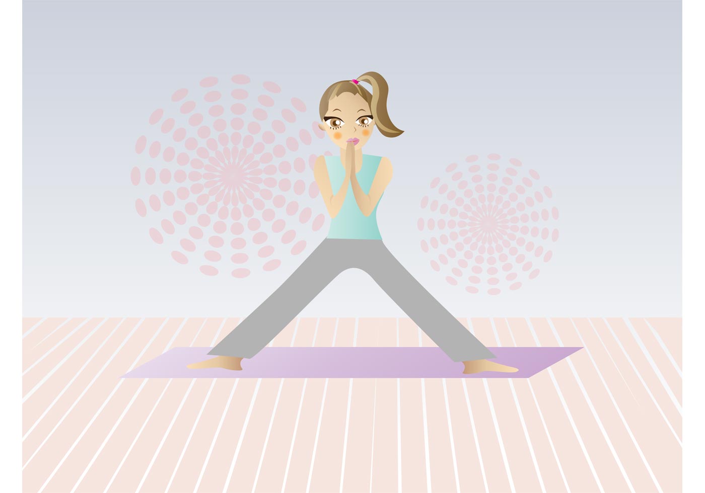 Yoga Cartoon - Download Free Vector Art, Stock Graphics