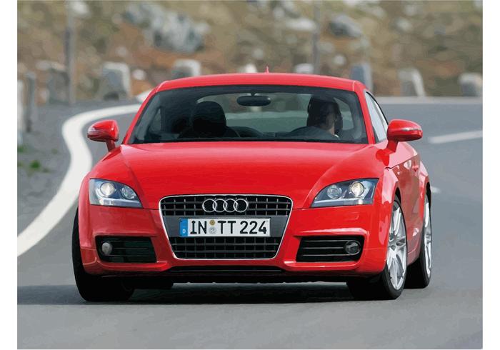 Red Audi TT S-Line Red Audi TT S-Line