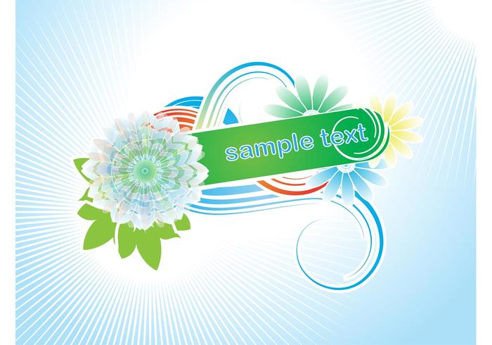 Floral Vector Banner Floral Vector Banner