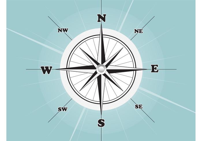 Compass Rose Vector Compass Rose Vector
