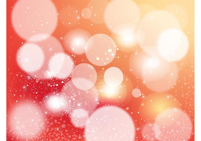 Orange Bubble Vector Background