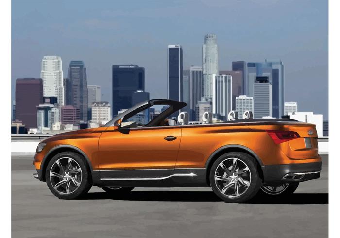 Audi Cross Cabriolet vector