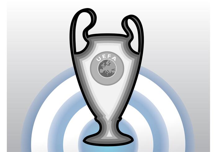 Champions League Cup Vector