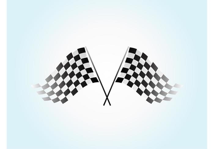 Racing Flag Vector Racing Flag Vector