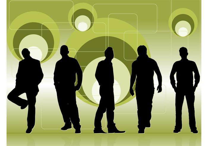 Club People Silhouettes Club People Silhouettes