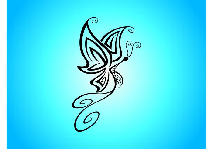 Butterfly Tattoo Vector Butterfly Tattoo Vector