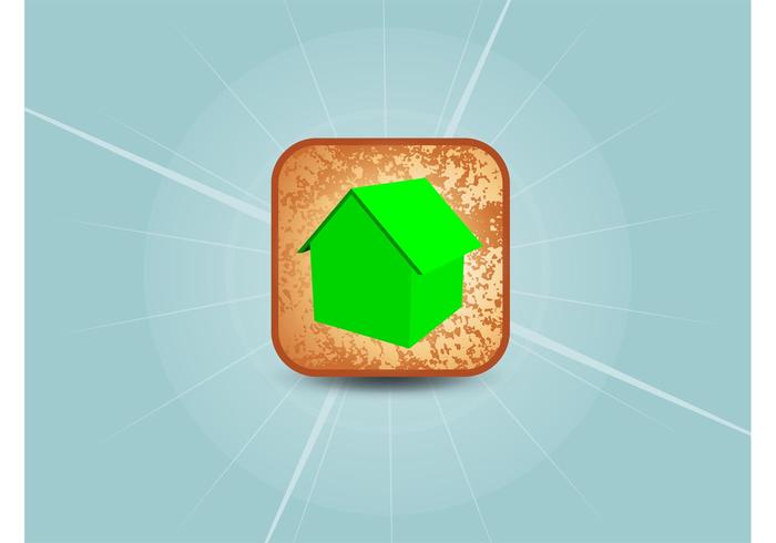 3D Home Vector Icon 3D Home Vector Icon