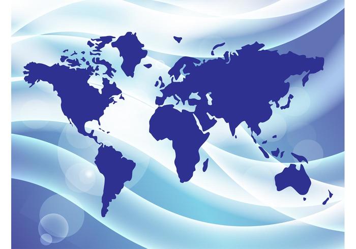 Blue Map Graphics Blue Map Graphics