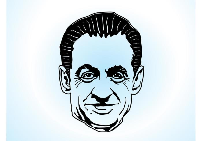 Sarkozy Vector Art