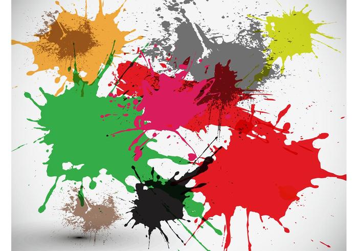 Splashes Vector Art Splashes Vector Art
