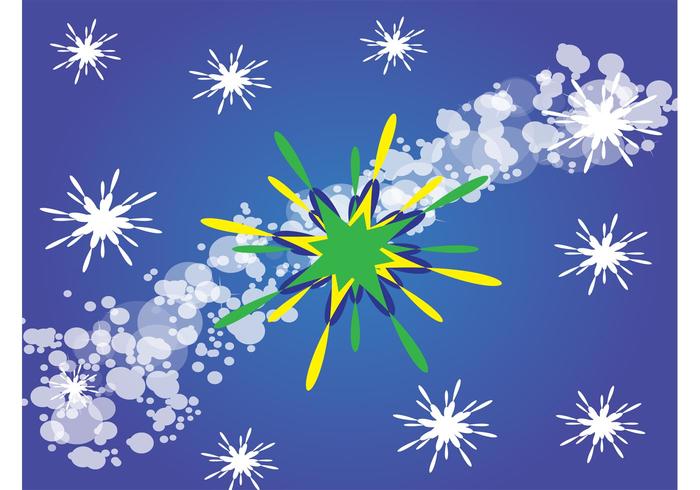 Green Star Background Design Green Star Background Design