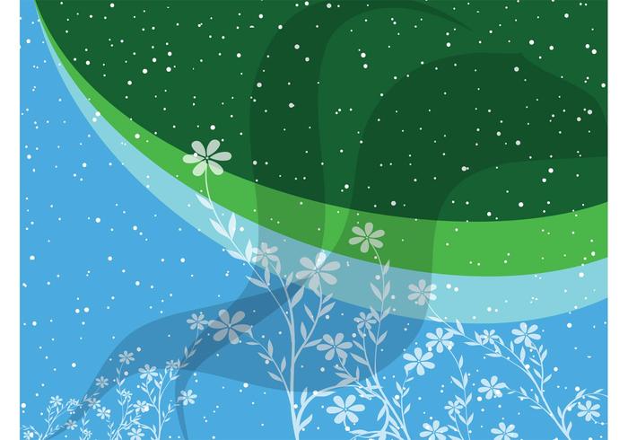 blue flowers background