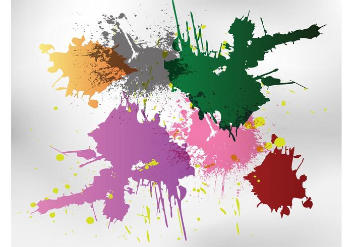 Free Splatters Vector Shapes Free Splatters Vector Shapes