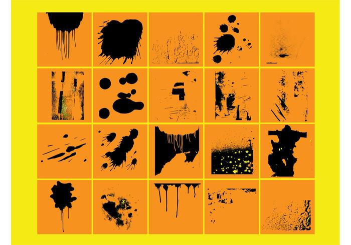 Grunge Vector Brushes Grunge Vector Brushes