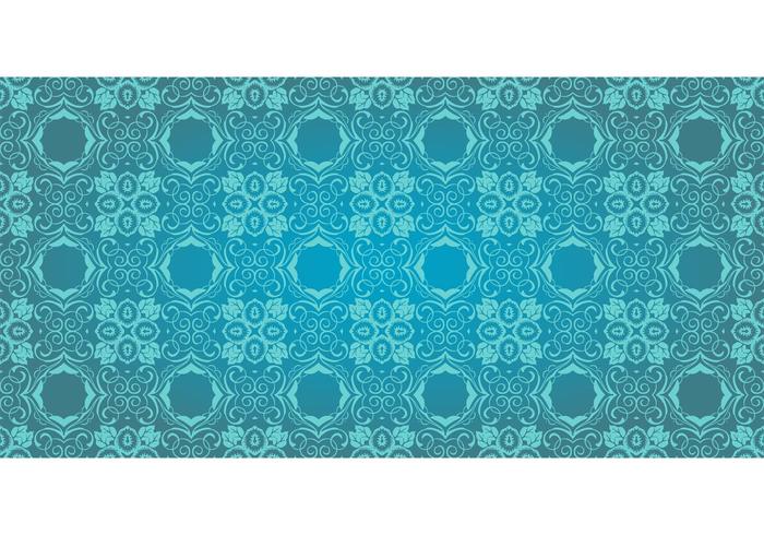 Antique Floral Vector Pattern Antique Floral Vector Pattern