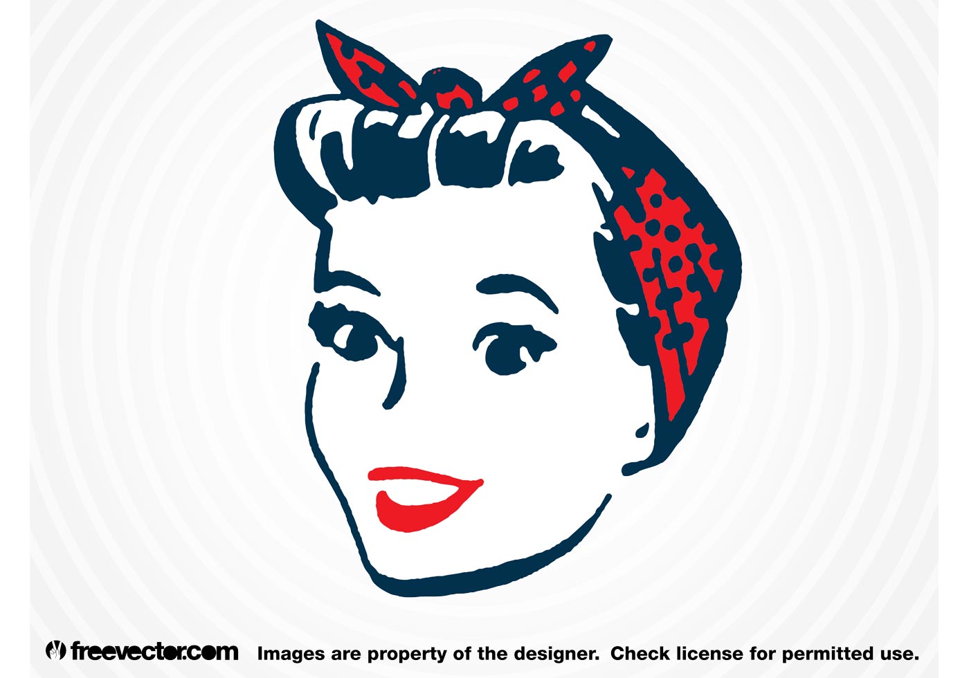 Retro Housewife - Download Free Vector Art, Stock Graphics & Images