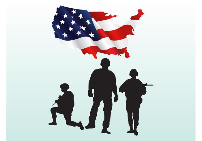 US Soldiers Vectors US Soldiers Vectors