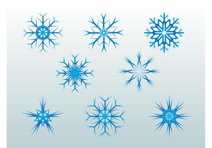 Blue Snowflakes