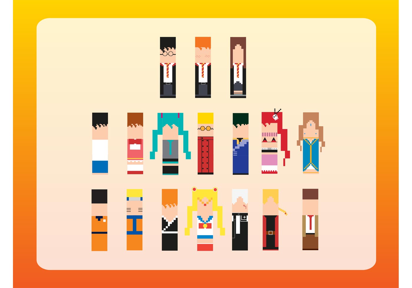 8-Bit Characters - Download Free Vector Art, Stock ...