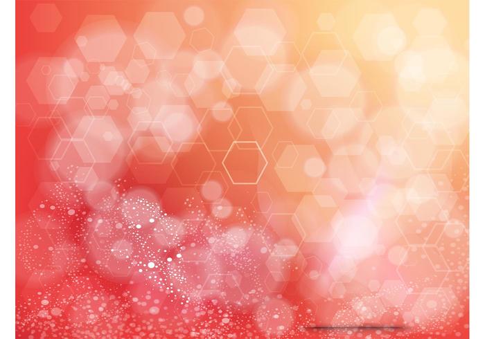 Orange Background Hexagon Design Orange Background Hexagon Design