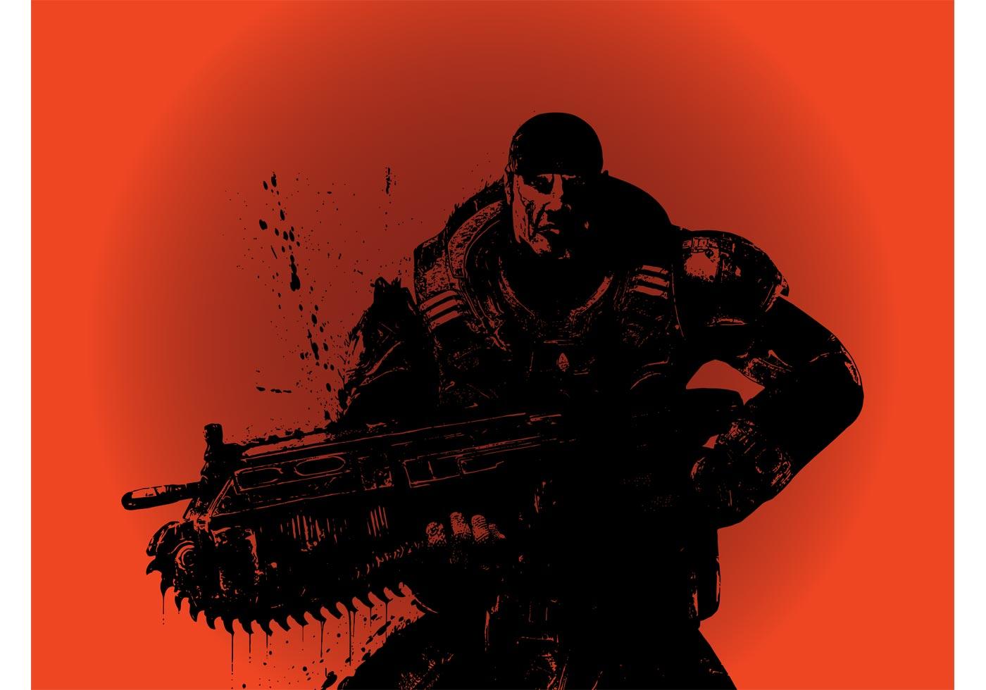 Gears Of War 67553 Vector Art at Vecteezy